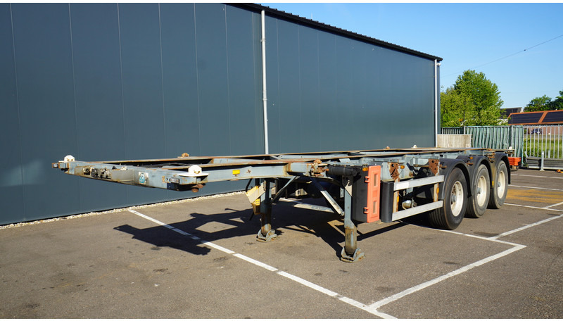 Groenewegen 3 AXLE CONTAINER TRANSPORT TRAILER - Semi-remorque porte-conteneur/ Caisse mobile: photos 2 Groenewegen 3 AXLE CONTAINER TRANSPORT TRAILER - Semi-remorque porte-conteneur/ Caisse mobile: photos 2