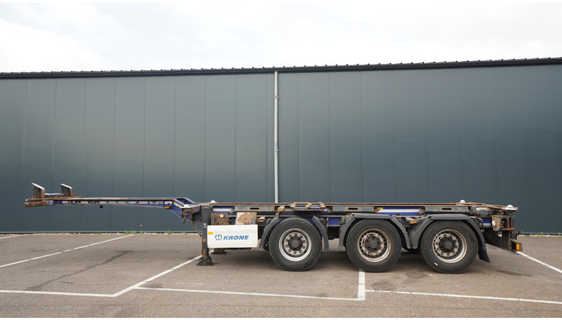 Krone 3 AXLE CONTAINER TRANSPORT TRAILER EXTENDABLE 45 FT - Semi-remorque porte-conteneur/ Caisse mobile: photos 1 Krone 3 AXLE CONTAINER TRANSPORT TRAILER EXTENDABLE 45 FT - Semi-remorque porte-conteneur/ Caisse mobile: photos 1
