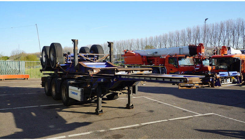 Krone 3 AXLE CONTAINER TRANSPORT TRAILER - Semi-remorque porte-conteneur/ Caisse mobile: photos 3 Krone 3 AXLE CONTAINER TRANSPORT TRAILER - Semi-remorque porte-conteneur/ Caisse mobile: photos 3