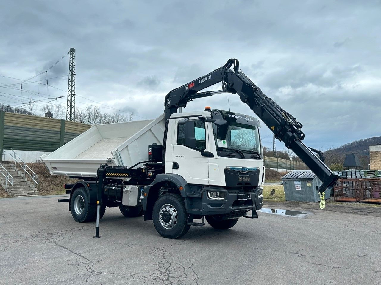 MAN TGM 18.320 4x4 Euro6e Hiab X-HiDuo 138DS-3 - Camion benne, Camion grue: photos 5 MAN TGM 18.320 4x4 Euro6e Hiab X-HiDuo 138DS-3 - Camion benne, Camion grue: photos 5