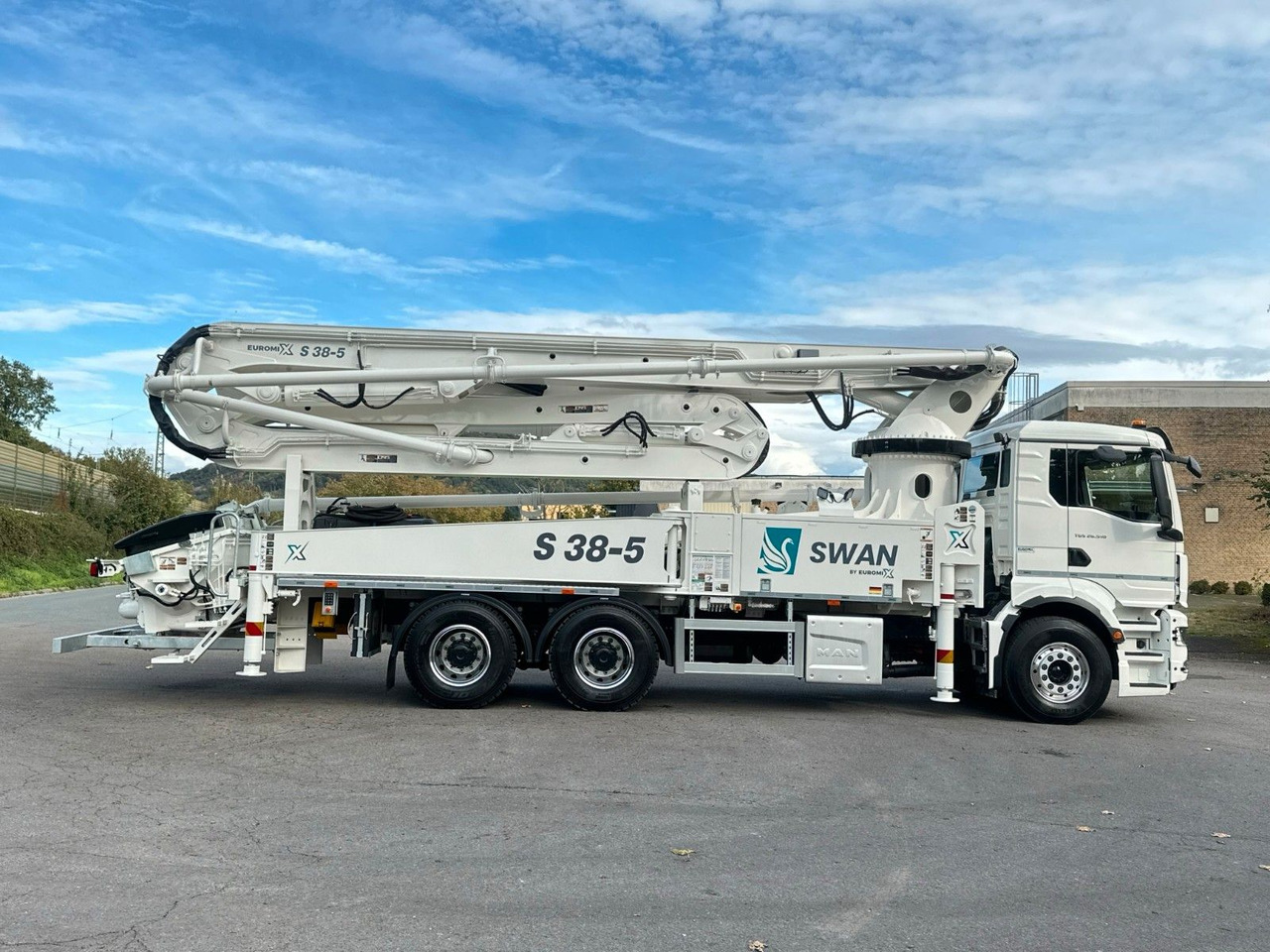 Camion malaxeur MAN TGS 26.510 6x4 SWAN TSP 38-5 160RZ    ( 38m ): photos 7