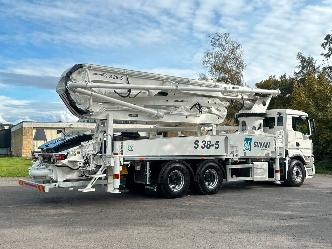 Camion malaxeur MAN TGS 26.510 6x4 SWAN TSP 38-5 160RZ    ( 38m ): photos 8