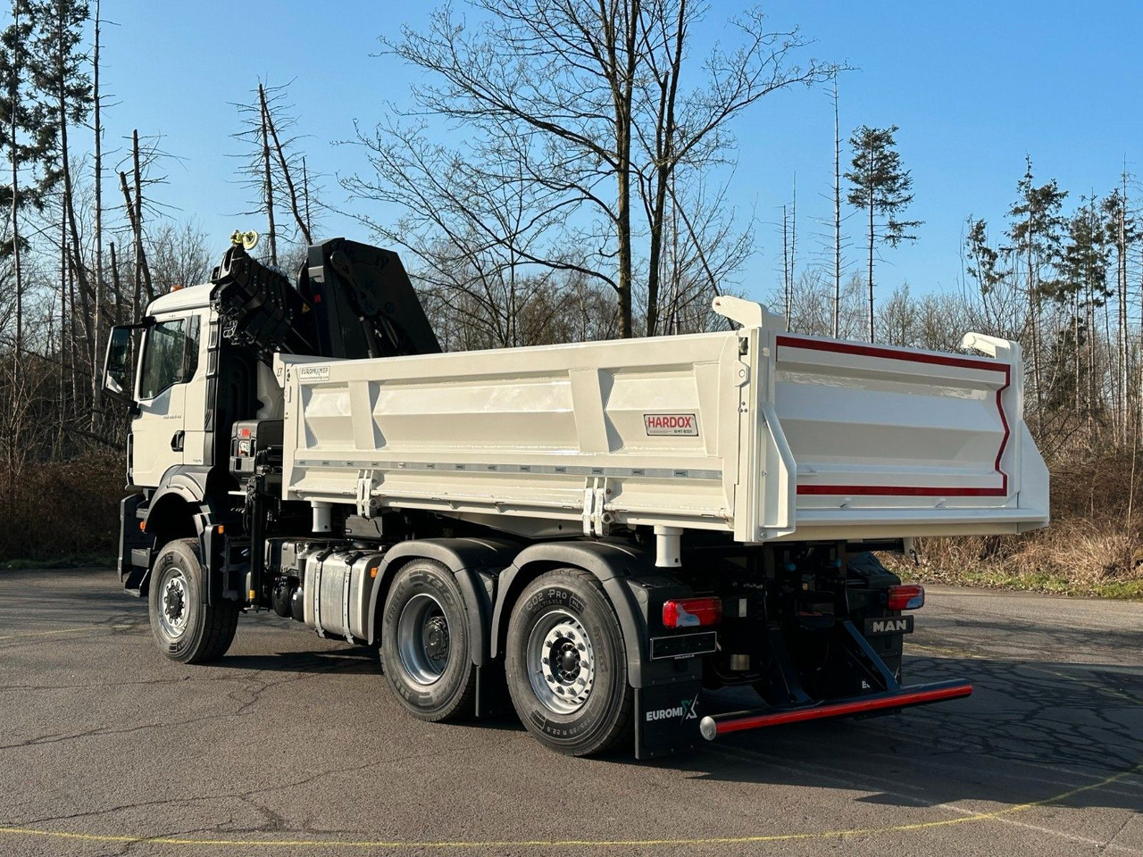 Camion benne, Camion grue MAN TGS 28.440 6x4-4/3-Seiten- Kipper / Hiab 228-6: photos 6