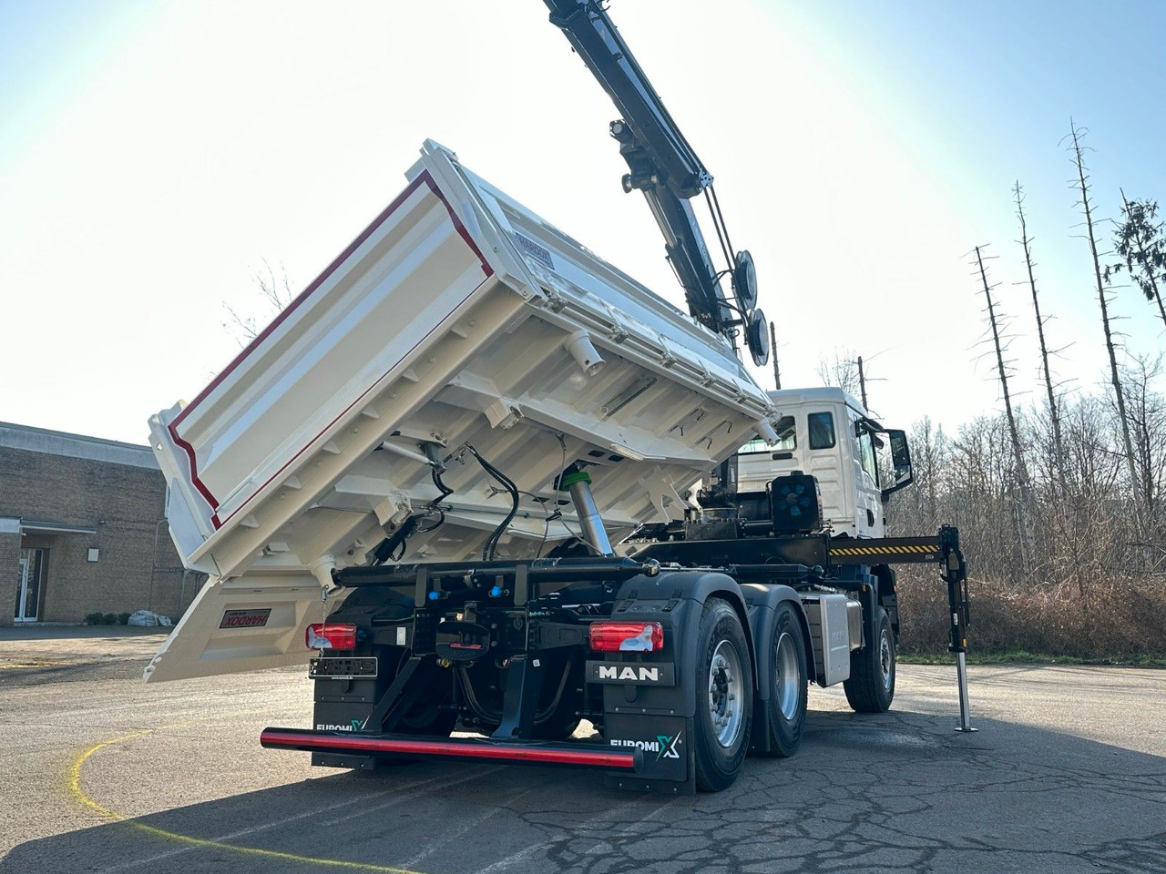 Camion benne, Camion grue MAN TGS 28.440 6x4-4/3-Seiten- Kipper / Hiab 228-6: photos 20