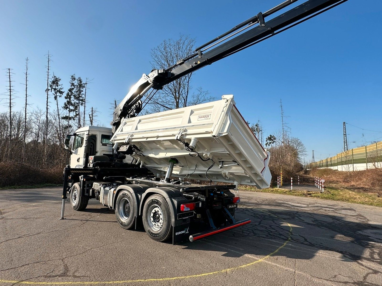 Camion benne, Camion grue MAN TGS 28.440 6x4-4/3-Seiten- Kipper / Hiab 228-6: photos 12