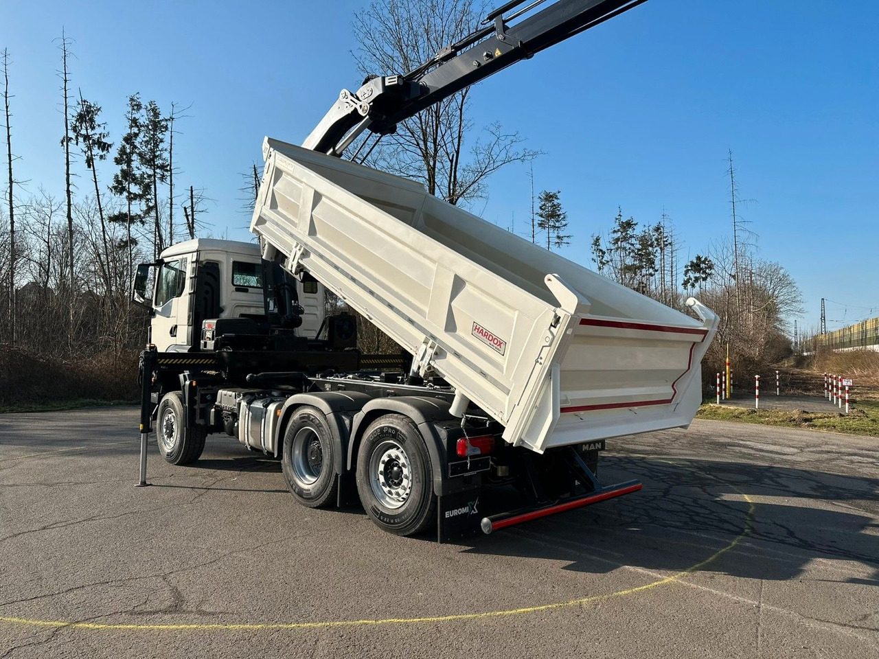 Camion benne, Camion grue MAN TGS 28.440 6x4-4/3-Seiten- Kipper / Hiab 228-6: photos 16