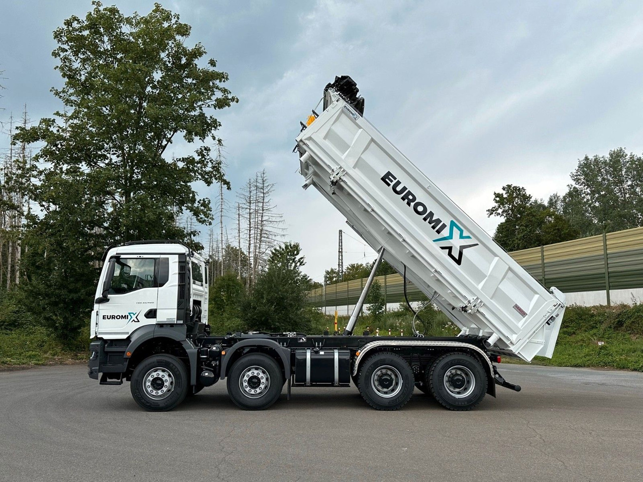 Camion benne MAN TGS 35.480 8x4 EuromixMTP 3-Seiten-Kipper: photos 5