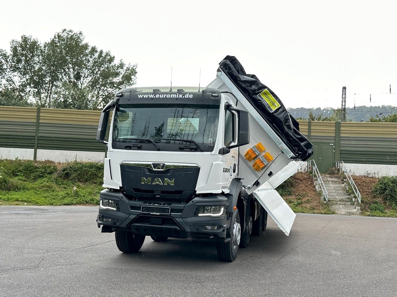 Camion benne MAN TGS 35.480 8x4 EuromixMTP 3-Seiten-Kipper: photos 23