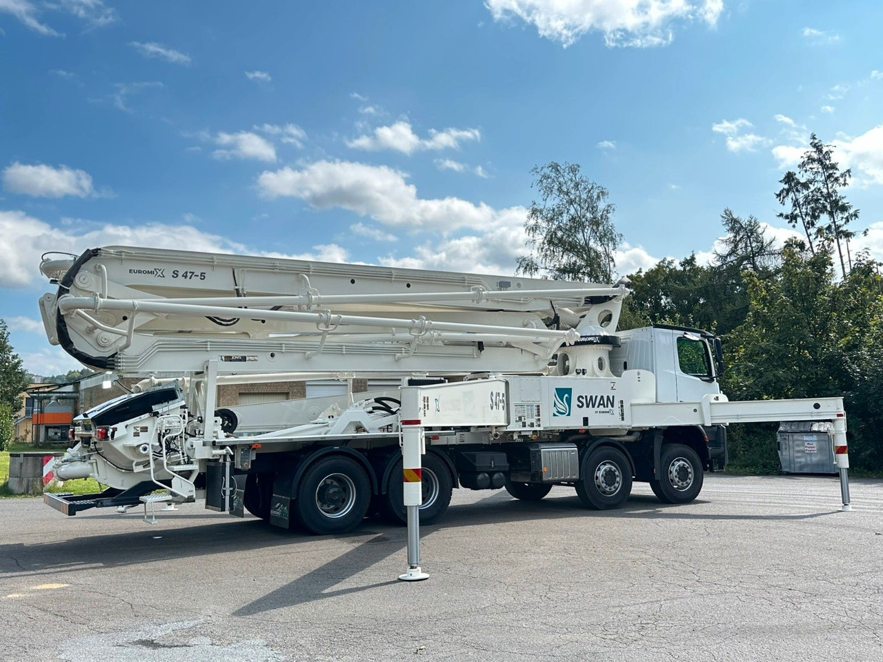 Camion malaxeur Mercedes-Benz Arocs 5 4142  8x4 SWAN TSP 47-5 160RZ ( 47m ): photos 17