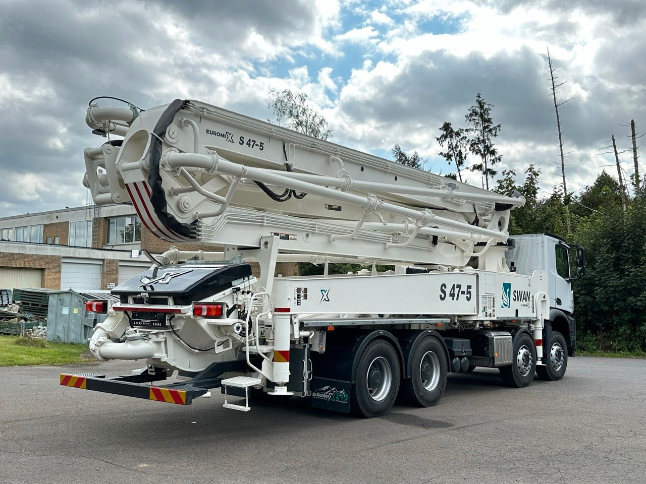 Camion malaxeur Mercedes-Benz Arocs 5 4142  8x4 SWAN TSP 47-5 160RZ ( 47m ): photos 8