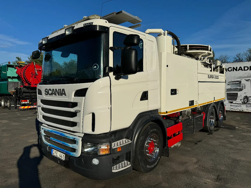 Scania G440 Combi Wiedemann Super 2000 (6+4,5m3) + Recycler, Euro 6, 2013 - Camion hydrocureur: photos 3 Scania G440 Combi Wiedemann Super 2000 (6+4,5m3) + Recycler, Euro 6, 2013 - Camion hydrocureur: photos 3