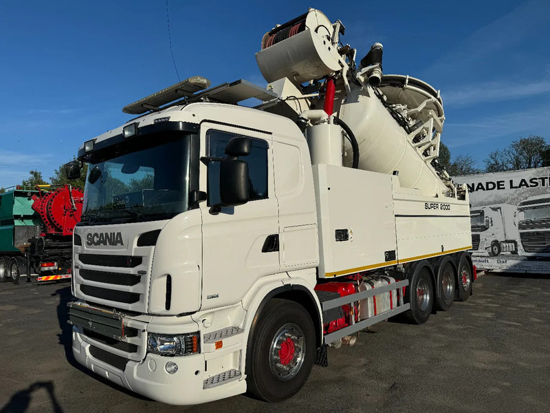Scania R480 Combi Wiedemann Super 2000 (10+6m3) + Recycler, Euro 6, 2013 - Camion hydrocureur: photos 4 Scania R480 Combi Wiedemann Super 2000 (10+6m3) + Recycler, Euro 6, 2013 - Camion hydrocureur: photos 4