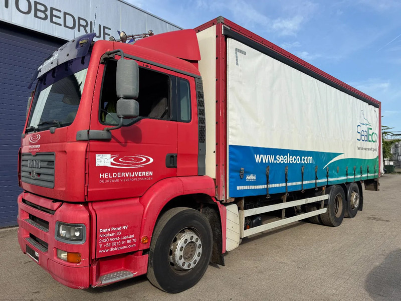 MAN TGA 26.350 **6X2-BELGIAN TRUCK** - Camion fourgon: photos 1 MAN TGA 26.350 **6X2-BELGIAN TRUCK** - Camion fourgon: photos 1