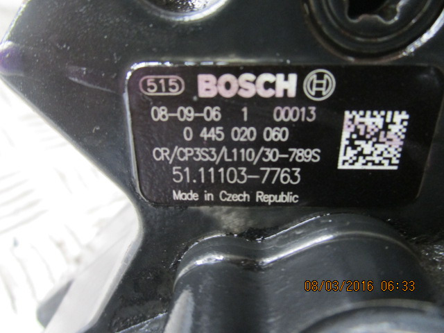 MAN TGM DO836 HIGH PRESSURE FUEL PUMP 0445020060 - Système de carburant pour Camion: photos 2 MAN TGM DO836 HIGH PRESSURE FUEL PUMP 0445020060 - Système de carburant pour Camion: photos 2