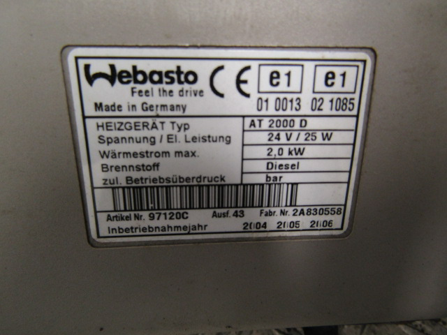 RENAULT MIDLUM CAB NIGHT HEATER TYPE WEBASTO AIR TOP 2000 - Cabine et intérieur pour Camion: photos 3 RENAULT MIDLUM CAB NIGHT HEATER TYPE WEBASTO AIR TOP 2000 - Cabine et intérieur pour Camion: photos 3