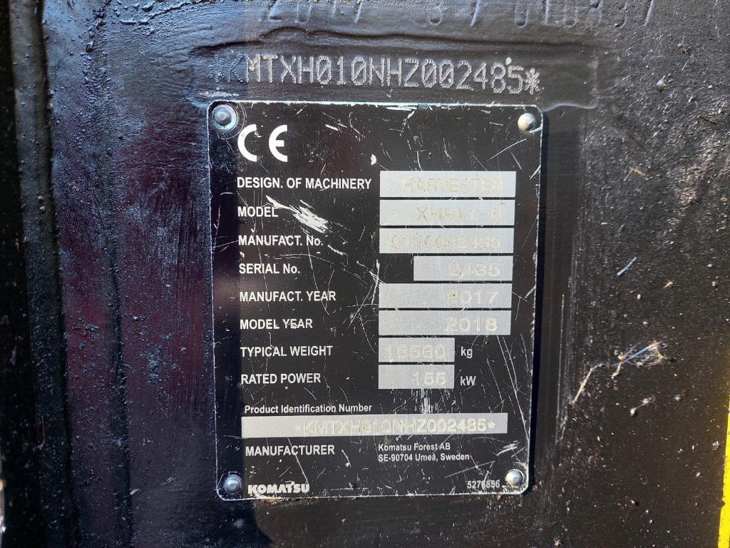 Komatsu 911 - Abatteuse: photos 2 Komatsu 911 - Abatteuse: photos 2