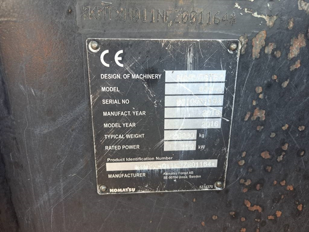 Abatteuse Komatsu 931: photos 7