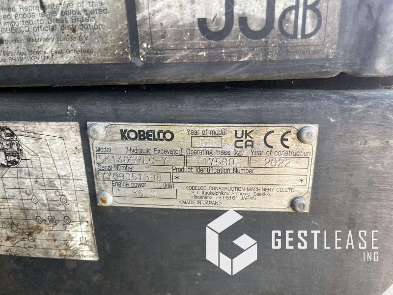 Pelle sur chenille Kobelco SK140: photos 20