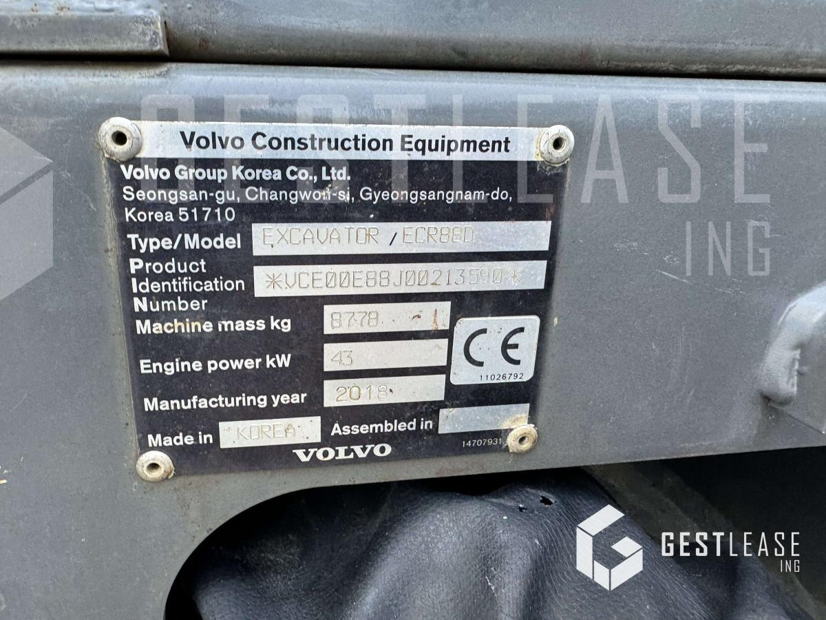 Volvo ECR88D - Pelle sur chenille: photos 5 Volvo ECR88D - Pelle sur chenille: photos 5