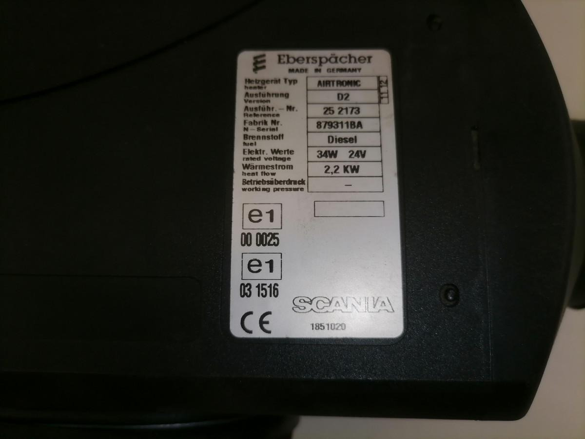Scania Auxiliary heater 1851020 - Chauffage/ Ventilation pour Camion: photos 4 Scania Auxiliary heater 1851020 - Chauffage/ Ventilation pour Camion: photos 4