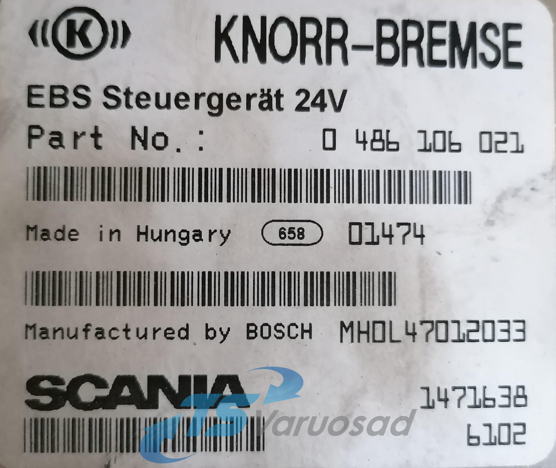 Scania Ecu, EBS 1471638 - Bloc de gestion pour Camion: photos 3 Scania Ecu, EBS 1471638 - Bloc de gestion pour Camion: photos 3