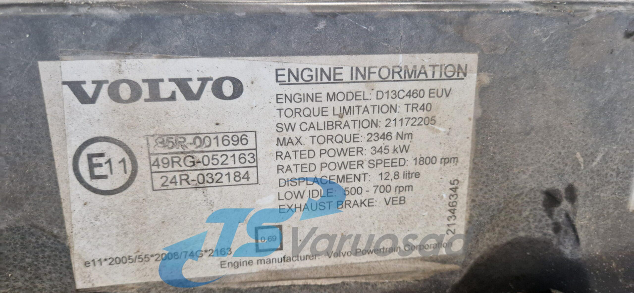 Volvo Volvo mootor D13C460 D13C460 - Moteur pour Camion: photos 4 Volvo Volvo mootor D13C460 D13C460 - Moteur pour Camion: photos 4