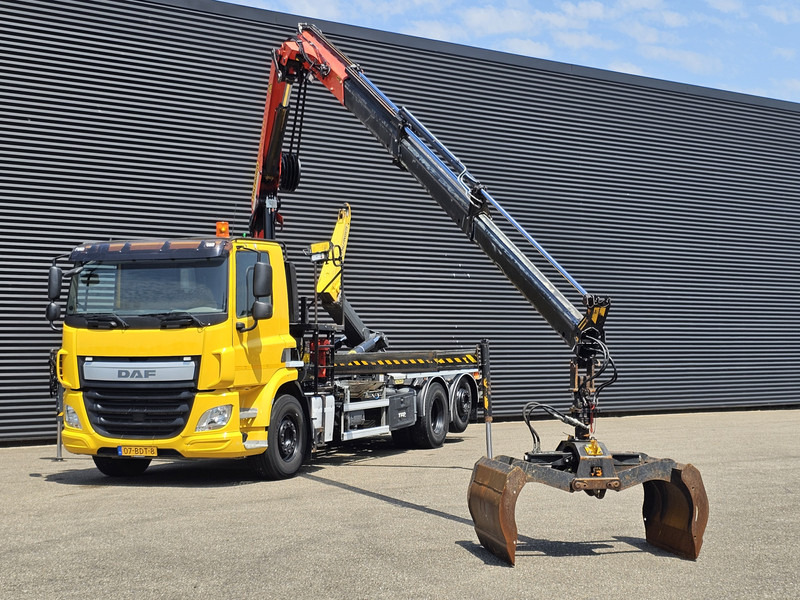 DAF CF 330 6x2-4 / PALFINGER CRANE + HOOKLIFT - Camion ampliroll, Camion grue: photos 5 DAF CF 330 6x2-4 / PALFINGER CRANE + HOOKLIFT - Camion ampliroll, Camion grue: photos 5
