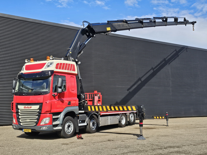 DAF CF 460 8x2/6 / FASSI 82 t/m CRANE / KRAN - 18.3 mtr - Camion plateau, Camion grue: photos 1 DAF CF 460 8x2/6 / FASSI 82 t/m CRANE / KRAN - 18.3 mtr - Camion plateau, Camion grue: photos 1