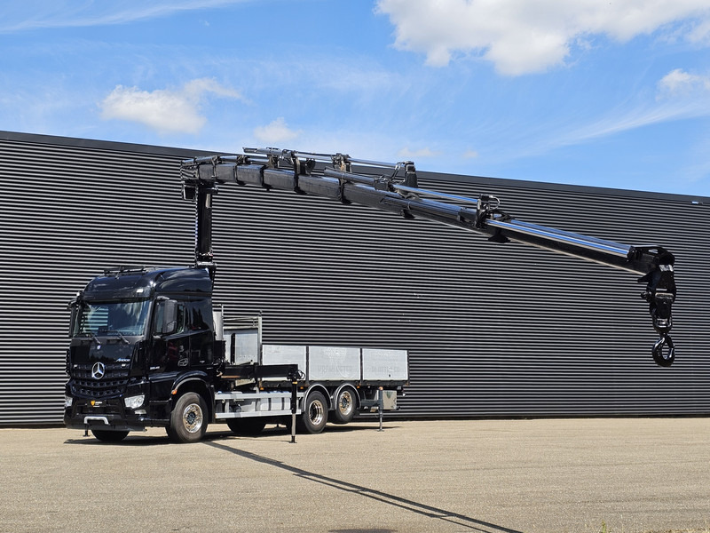 Mercedes-Benz AROCS 2545 6x2 / HMF 32 TM / CRANE / KRAN - Camion plateau, Camion grue: photos 4 Mercedes-Benz AROCS 2545 6x2 / HMF 32 TM / CRANE / KRAN - Camion plateau, Camion grue: photos 4