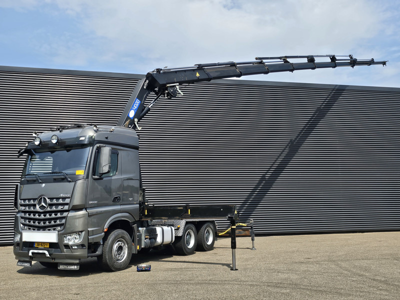 Mercedes-Benz Arocs 2658 6x4 / HMF 40 t/m - 21.3 mtr / WINCH - Camion grue: photos 1 Mercedes-Benz Arocs 2658 6x4 / HMF 40 t/m - 21.3 mtr / WINCH - Camion grue: photos 1