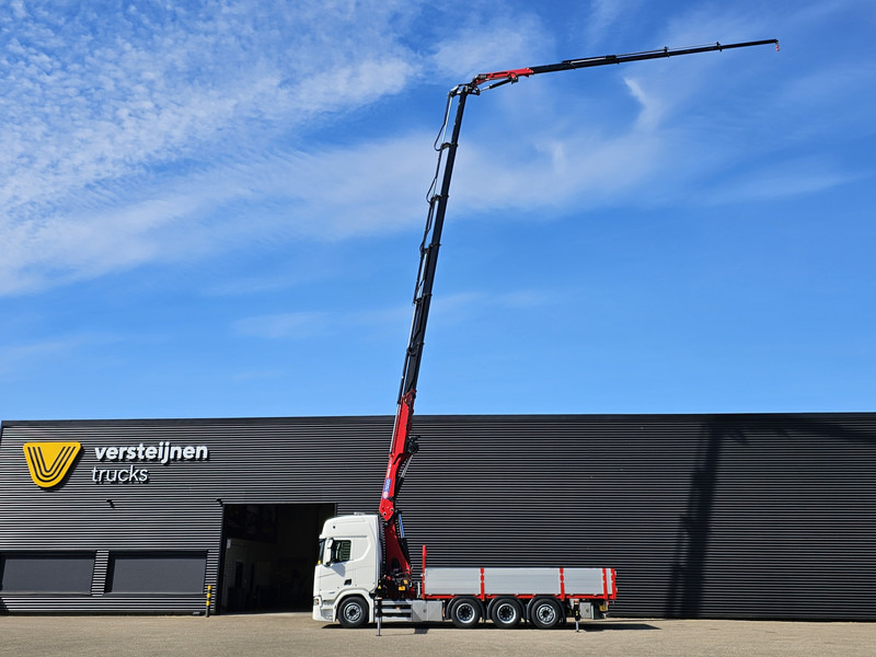 Scania 560R / HMF 50 t/m - JIB / LIER - Camion plateau, Camion grue: photos 4 Scania 560R / HMF 50 t/m - JIB / LIER - Camion plateau, Camion grue: photos 4