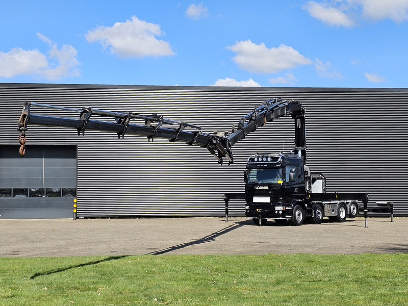 Scania R490 / 8x2 / HMF 85 TM CRANE / WINCH / JIB - Camion grue: photos 5 Scania R490 / 8x2 / HMF 85 TM CRANE / WINCH / JIB - Camion grue: photos 5