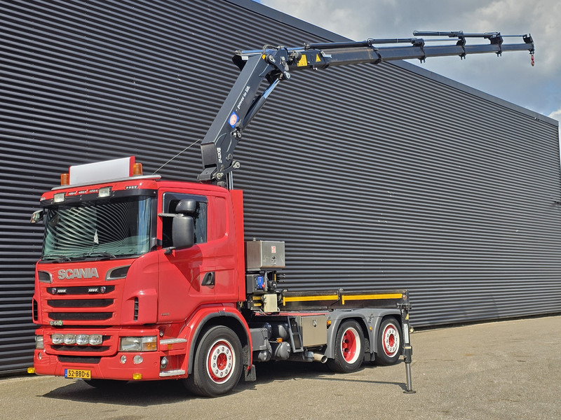 Scania G 440 A 6X2*4 / HMF 24 t/m CRANE / KRAN - Tracteur routier: photos 1 Scania G 440 A 6X2*4 / HMF 24 t/m CRANE / KRAN - Tracteur routier: photos 1