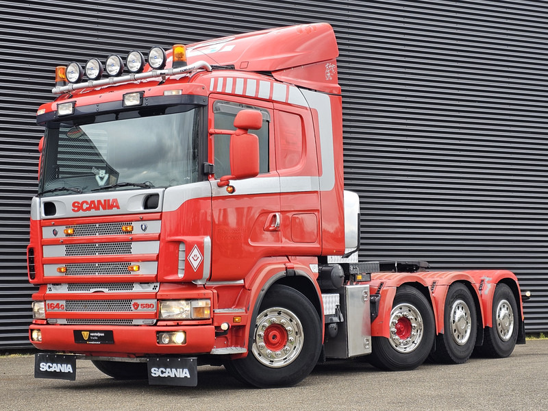 Scania R 164.580 8x4-4 / 150T / MANUAL / RETARDER / BIG AXLE - Tracteur routier: photos 1 Scania R 164.580 8x4-4 / 150T / MANUAL / RETARDER / BIG AXLE - Tracteur routier: photos 1