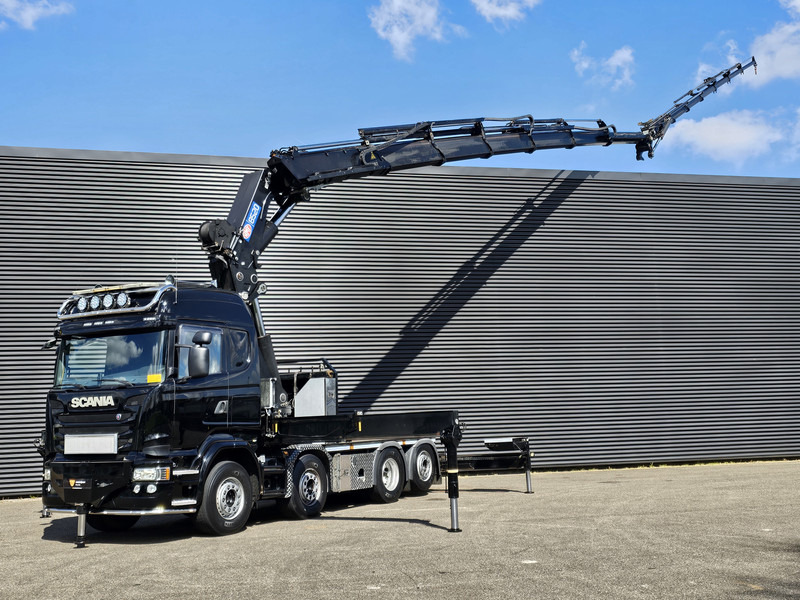 Scania R490 8x2 / HMF 85 T/M CRANE + WINCH + JIB - Tracteur routier: photos 1 Scania R490 8x2 / HMF 85 T/M CRANE + WINCH + JIB - Tracteur routier: photos 1