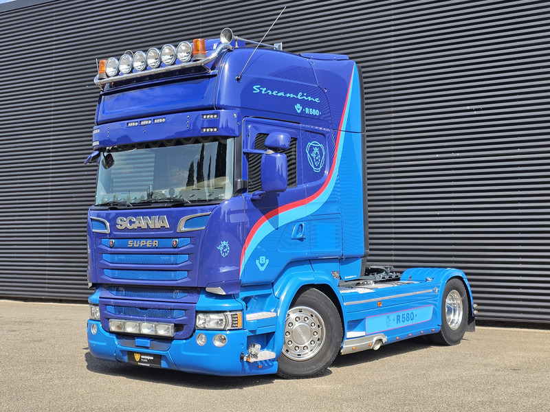 Scania R580 V8 / 4x2 / FULL AIR / 2 TANKS / PTO - Tracteur routier: photos 1 Scania R580 V8 / 4x2 / FULL AIR / 2 TANKS / PTO - Tracteur routier: photos 1