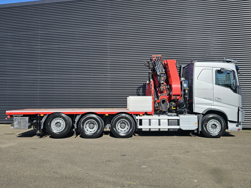 Camion plateau, Camion grue Volvo FH540 / EFFER 525S / JIB 4S-HD / 8x4/4: photos 8