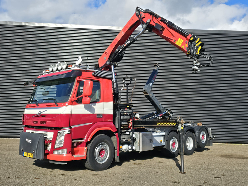 Volvo FM 420 8x2 / HIAB HOOKLIFT + 30 t/m CRANE - KRAN - Camion grue: photos 4 Volvo FM 420 8x2 / HIAB HOOKLIFT + 30 t/m CRANE - KRAN - Camion grue: photos 4