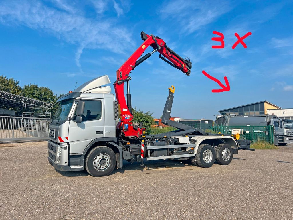 Volvo FM 420 6X2 Abroller mit Kran & Funk im Top Zust. - Camion grue, Camion ampliroll: photos 1 Volvo FM 420 6X2 Abroller mit Kran & Funk im Top Zust. - Camion grue, Camion ampliroll: photos 1