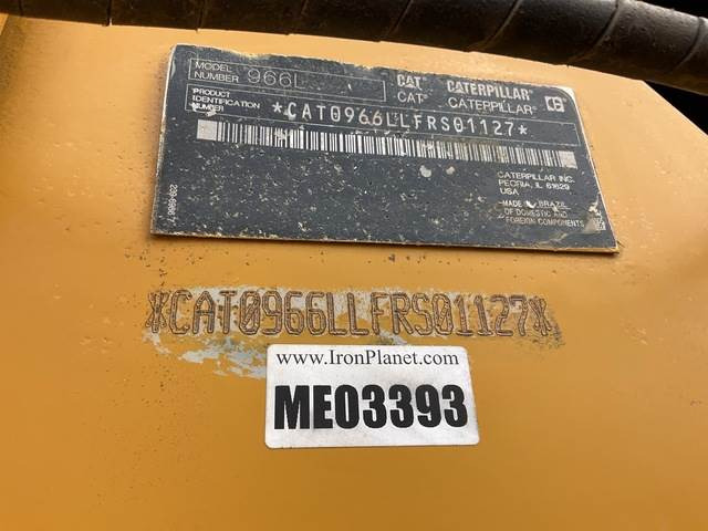 CAT 966L - Chargeuse sur pneus: photos 5 CAT 966L - Chargeuse sur pneus: photos 5