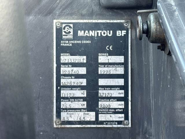Manitou MT1337SLT - Chariot télescopique: photos 5 Manitou MT1337SLT - Chariot télescopique: photos 5