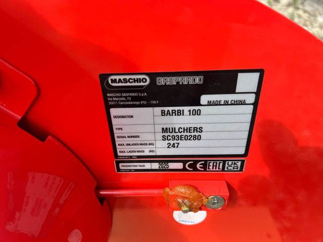 Maschio Gaspardo Barbi 100 HA20 - Broyeur à axe horizontal: photos 5 Maschio Gaspardo Barbi 100 HA20 - Broyeur à axe horizontal: photos 5
