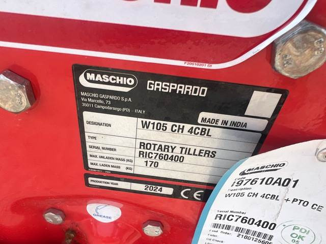 Maschio Gaspardo W105 CH 4CBL - Rotavator: photos 5 Maschio Gaspardo W105 CH 4CBL - Rotavator: photos 5