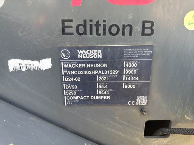 Wacker Neuson DV90 Dual View - Tombereau: photos 5 Wacker Neuson DV90 Dual View - Tombereau: photos 5
