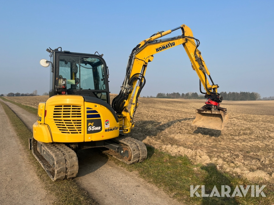 Gravemaskine Komatsu PC 55 MR5 - Pelle: photos 3 Gravemaskine Komatsu PC 55 MR5 - Pelle: photos 3