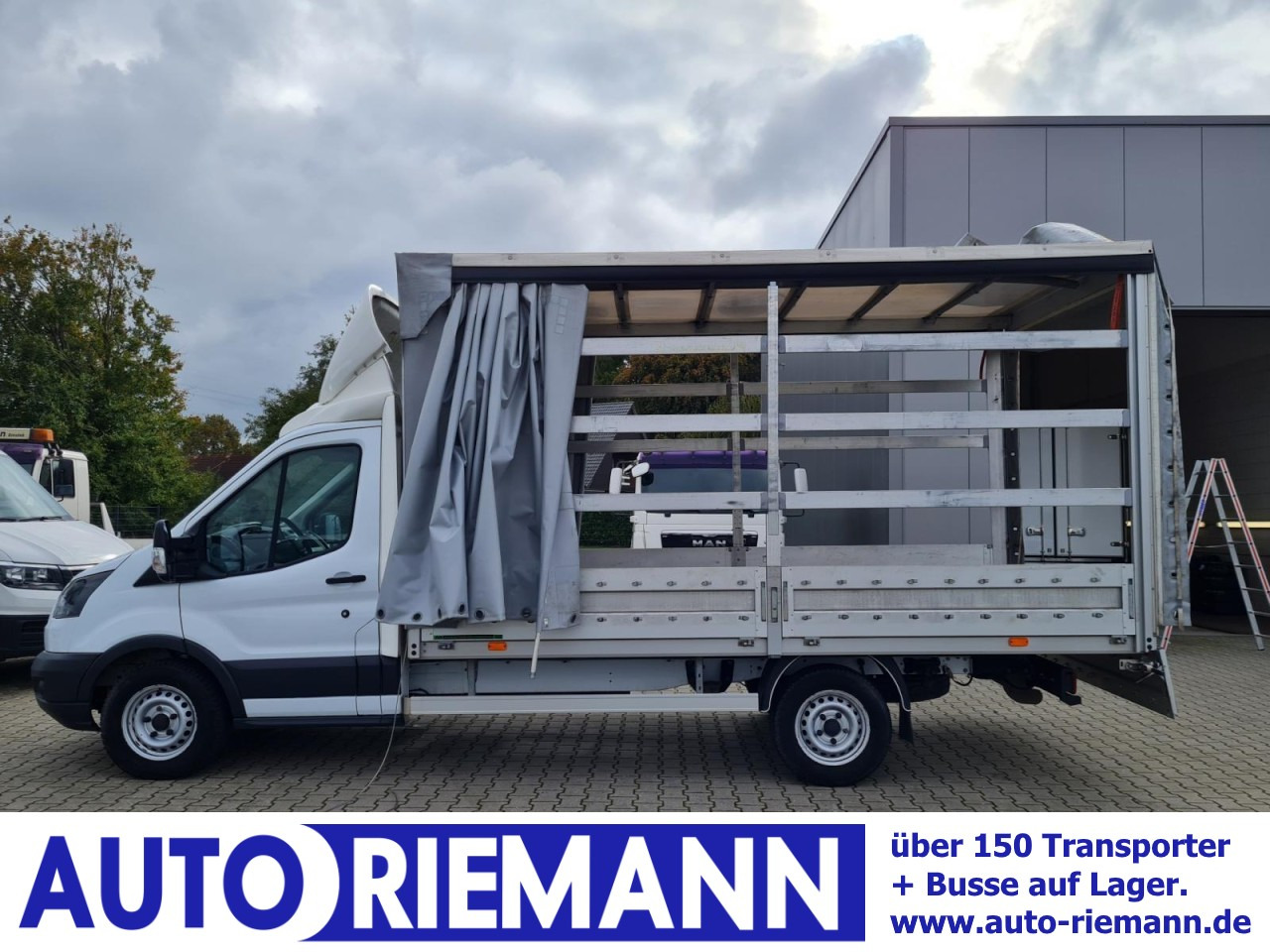 Ford Transit 35 Pritsche Schiebe Plane TDCi L3 KLIMA - Utilitaire rideaux coulissants (PLSC): photos 1 Ford Transit 35 Pritsche Schiebe Plane TDCi L3 KLIMA - Utilitaire rideaux coulissants (PLSC): photos 1