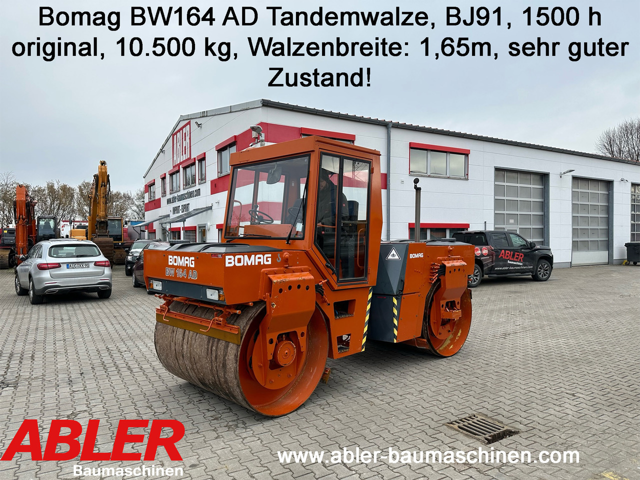 Bomag BW 164 AD Tandemalze - Rouleau compresseur: photos 1 Bomag BW 164 AD Tandemalze - Rouleau compresseur: photos 1