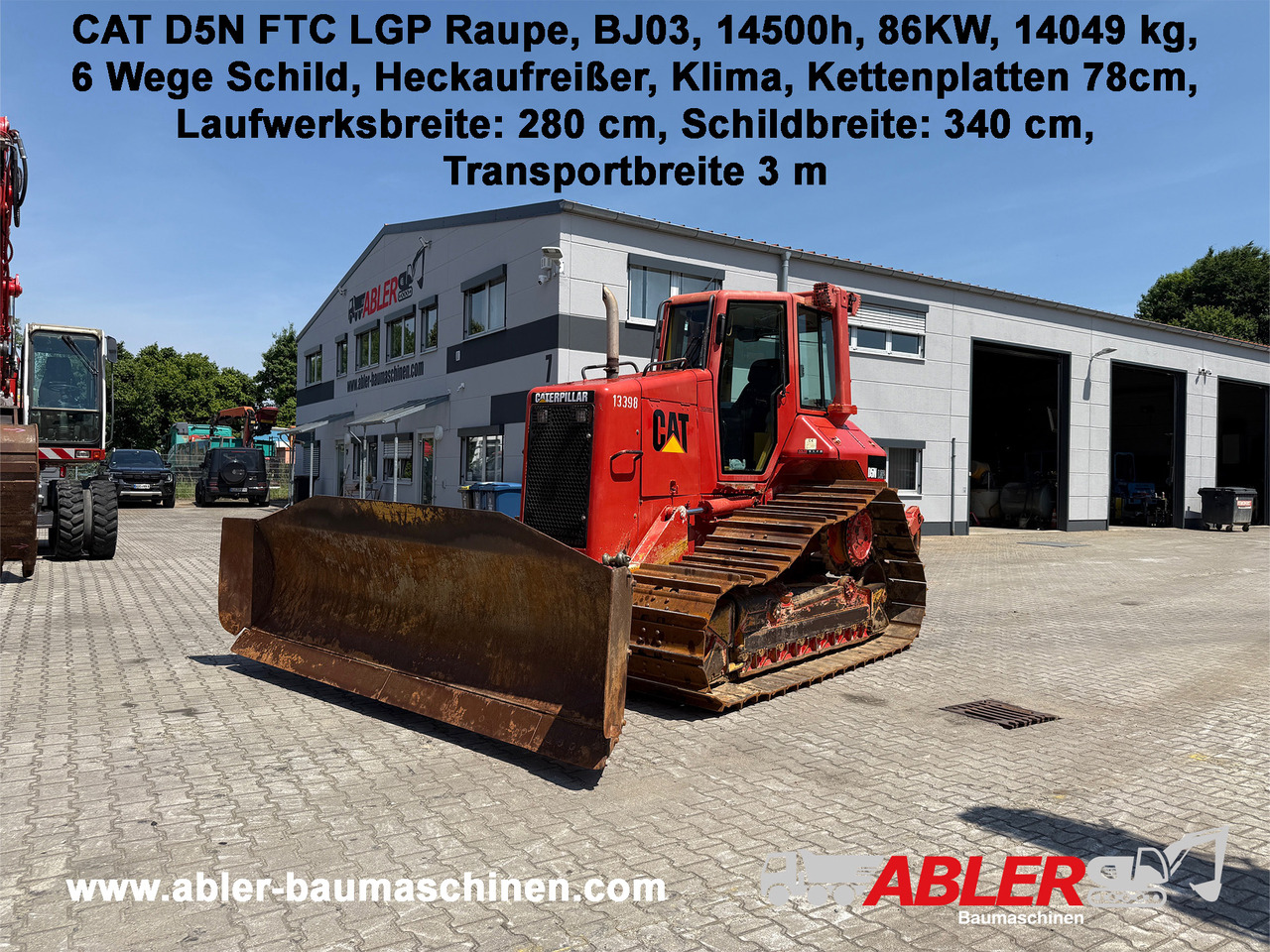 CATERPILLAR D5N FTC LGP Raupe mit 6-Wege + Heckaufreißer - Bulldozer: photos 1 CATERPILLAR D5N FTC LGP Raupe mit 6-Wege + Heckaufreißer - Bulldozer: photos 1