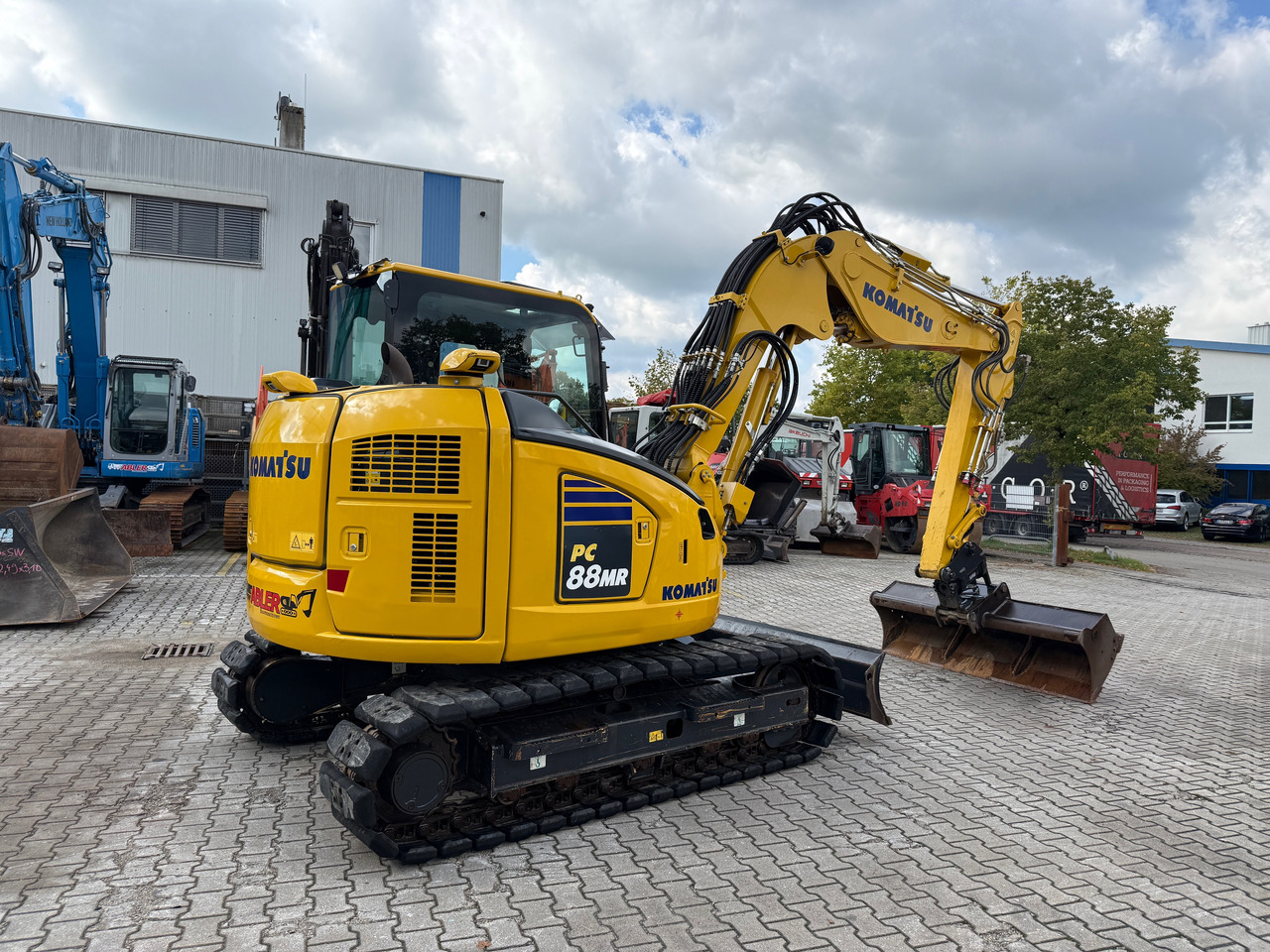 Komatsu PC88 MR-11E0 Kompaktbagger Verstellausleger Powertilt - Pelle: photos 4 Komatsu PC88 MR-11E0 Kompaktbagger Verstellausleger Powertilt - Pelle: photos 4
