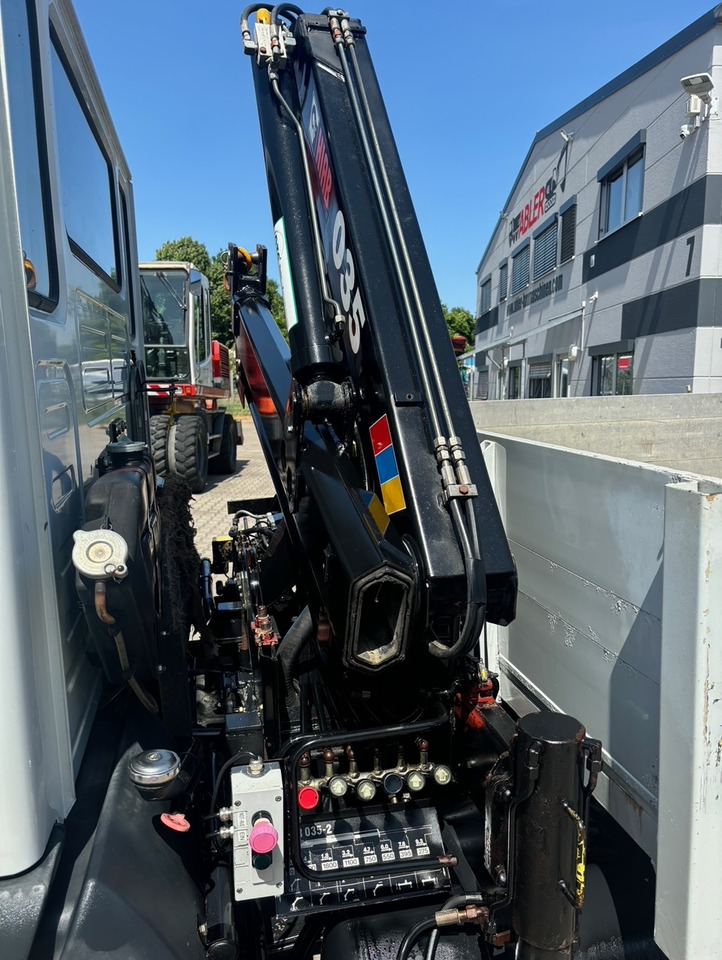 Camion plateau, Camion grue MAN 8.163 L2000 Pritsche+Kran Hiab 035: photos 11